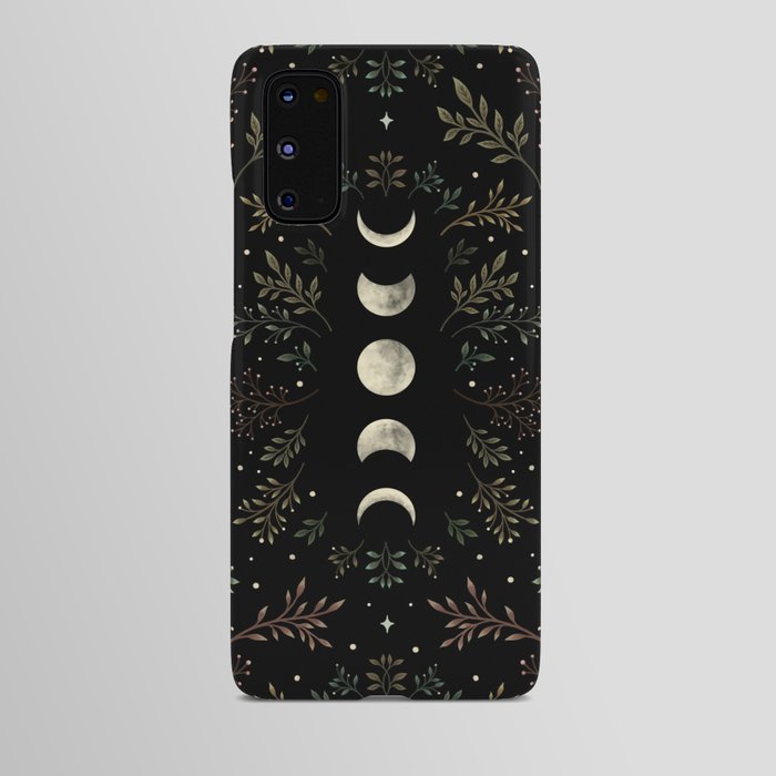 Moonlight Garden - Olive Green Android Case