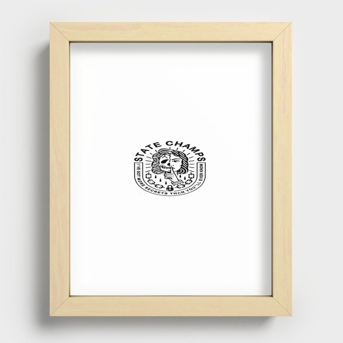 state champs Recessed Framed Print