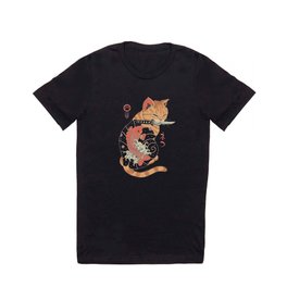 Carp Tattooed Cat T Shirt