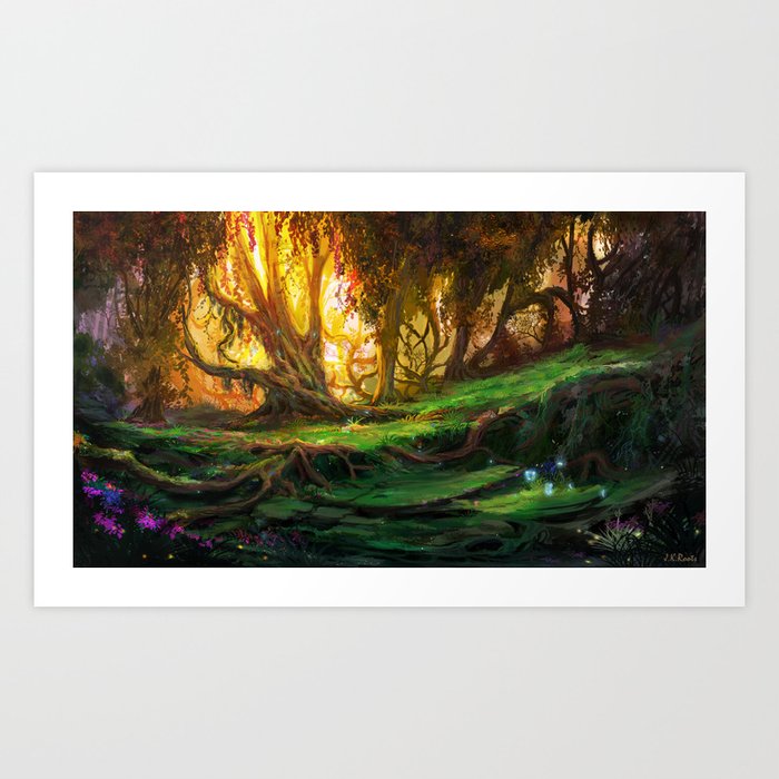 Enchanted Forest 2 Art Print
