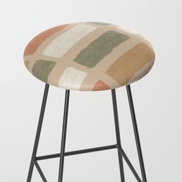 hampton painted blocks multi 1 Bar Stool