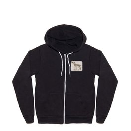 Paddy the Wolfhound Full Zip Hoodie