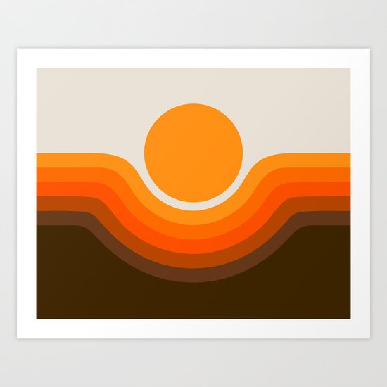 Golden Canyon Art Print