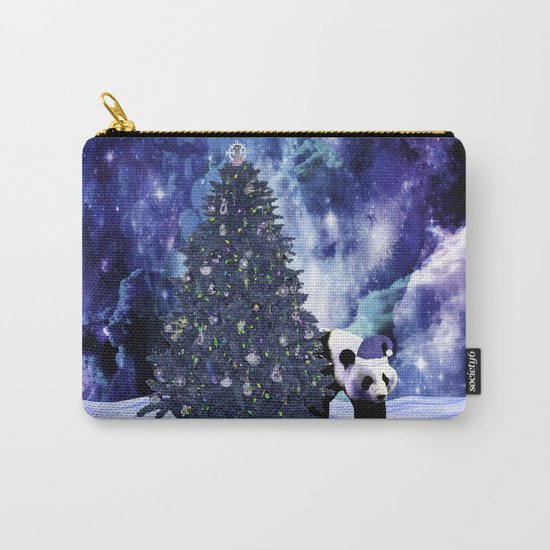 Panda's Christmas Holiday at the North Pole Carry-All Pouch