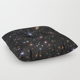 Galaxies of the Universe Webb's First Deep Field (NIRCam Image)  Floor Pillow