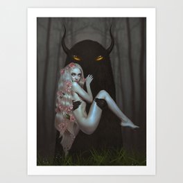 Forest Baby Art Print