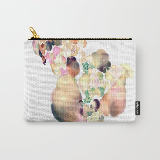 love space flowers Carry-All Pouch