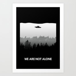 Vintage UFO Art Print