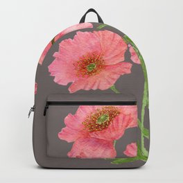 Coral poppies Backpack
