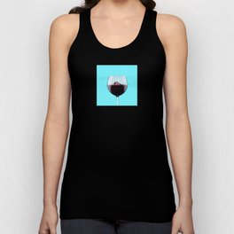 Hippo in Wine Tank Top