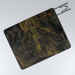 William Blake - The Spiritual Form of Pitt guiding Behemoth Picnic Blanket