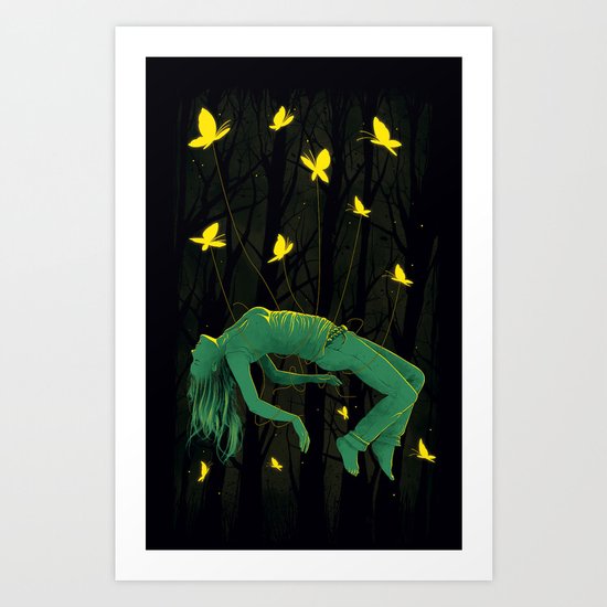 In Deep Sleep Art Print