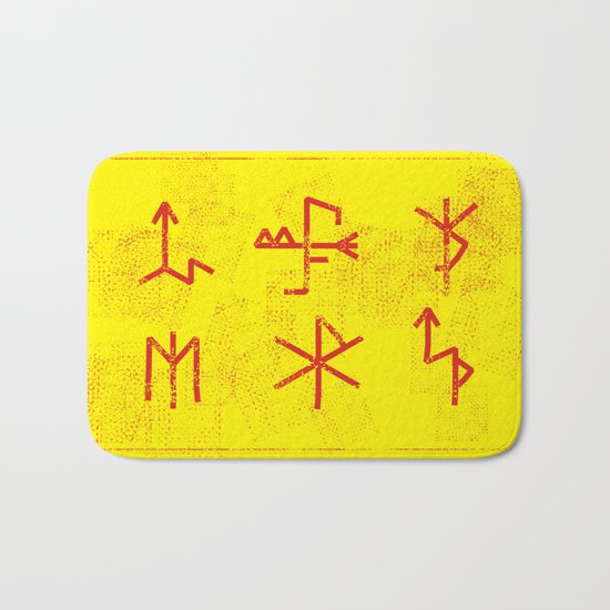 Runes Bath Mat
