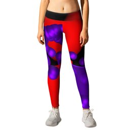 spheres and boxes -01- Leggings | Graphicdesign, Balls, Spheres, Issabild, Red, Glass, Asti, Violet, Boxes, Digital 