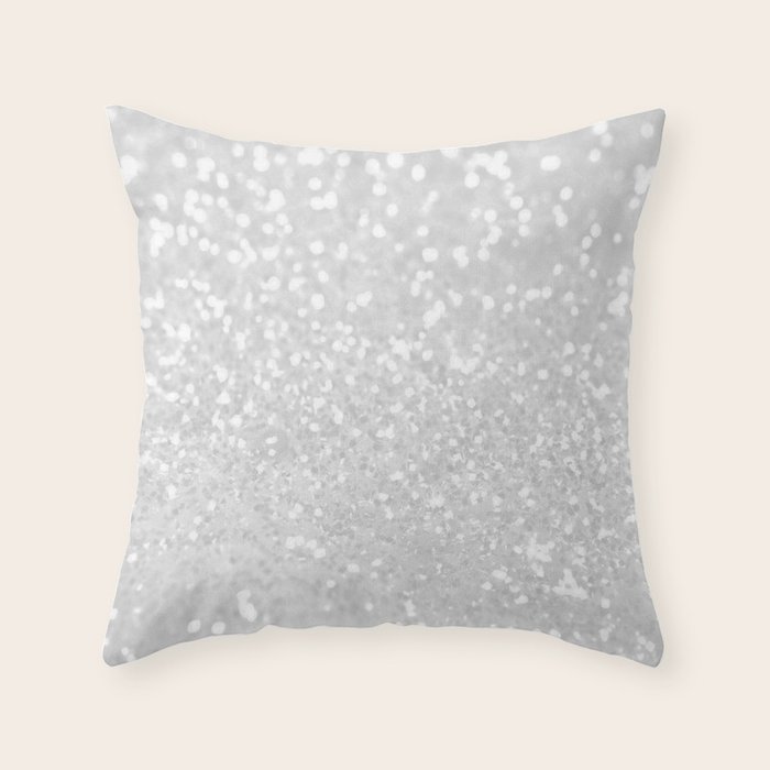 glitter throw pillows