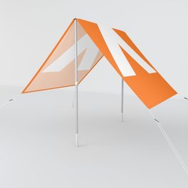 Letter X (White & Orange) Sun Shade