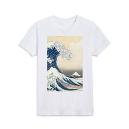 The Great Wave off Kanagawa Kids T Shirt