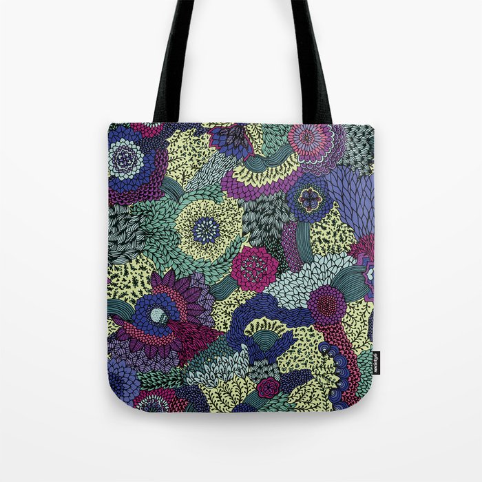 Blue Jungle Tote Bag