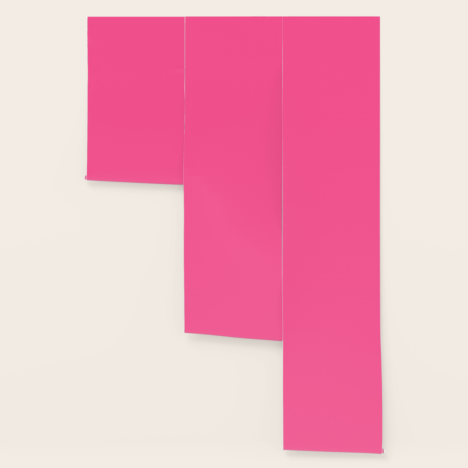 The Future Is Bright Light Pink Solid Color Wallpaper By
