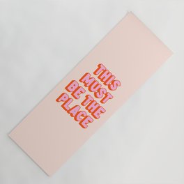 This Must Be The Place: The Peach Edition Yoga Mat