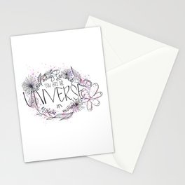 Universe in ecstatic motion Stationery Cards