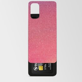 amaranth pink sunset architectural glass texture look  Android Card Case