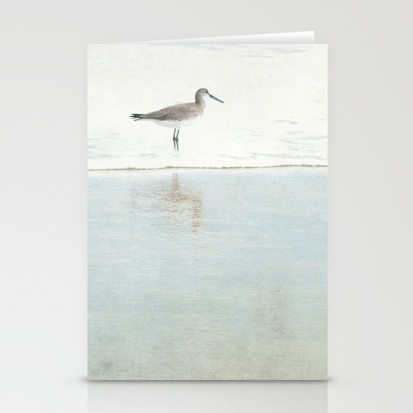Reflecting Sandpiper Stationery Cards
