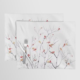 Birch Trees and Cardinal 2  Placemat
