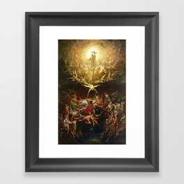 The Triumph Of Christianity Over Paganism Gustave Dore Framed Art Print