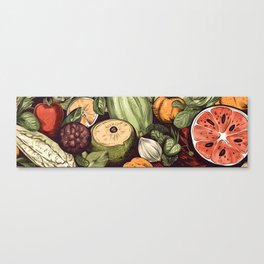 Vegetables collection Canvas Print