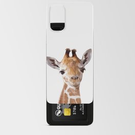 Baby Giraffe, Safari Animals, Kids Art, Baby Animals Art Print By Synplus Android Card Case