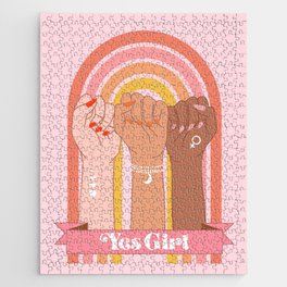 Yes Girl Jigsaw Puzzle