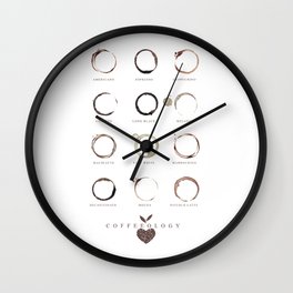 Coffee Stains Wall Clock