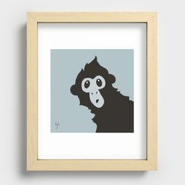 Spider Monkey - Peekaboo! Recessed Framed Print