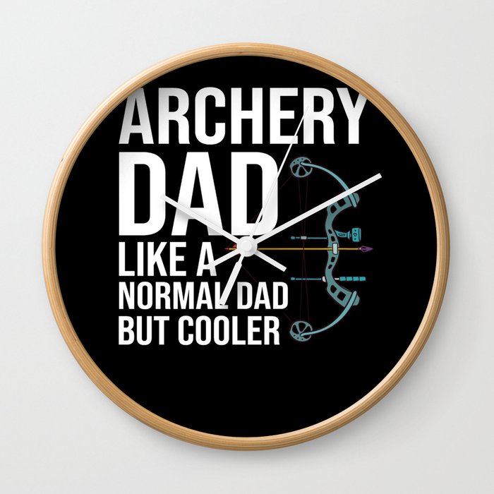 Archery Bows Arrows Deer Hunting Archer Wall Clock