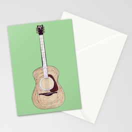 Acoustic Guitar Stationery Cards
