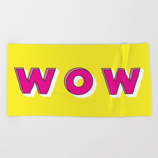 WOW Beach Towel