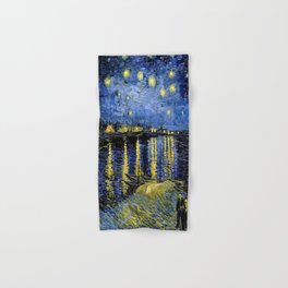 Vincent Van Gogh Starry Night Over the Rhone Hand & Bath Towel