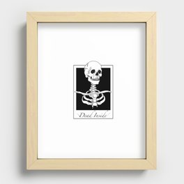 Dead instant picture Recessed Framed Print