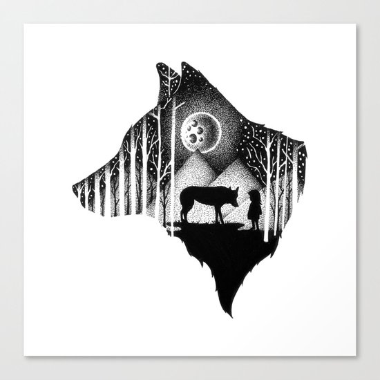LOST IN THE WILD Canvas Print
