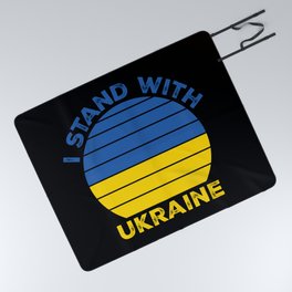 I Stand With Ukraine Picnic Blanket