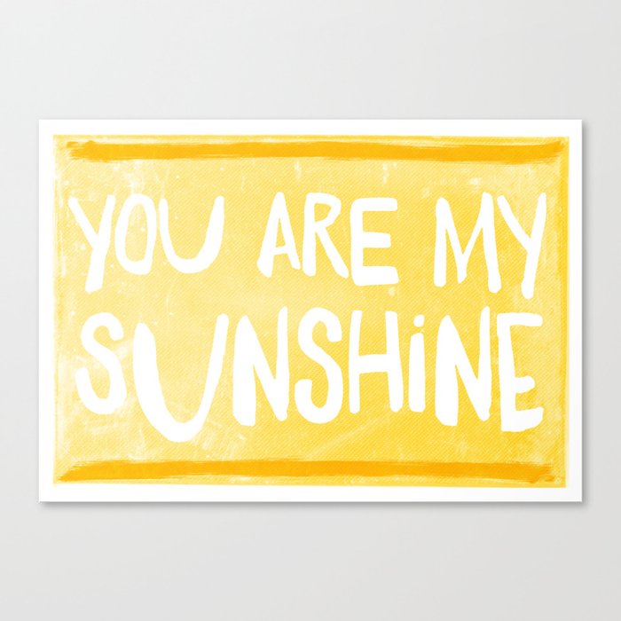 My Sunshine Love Canvas Print