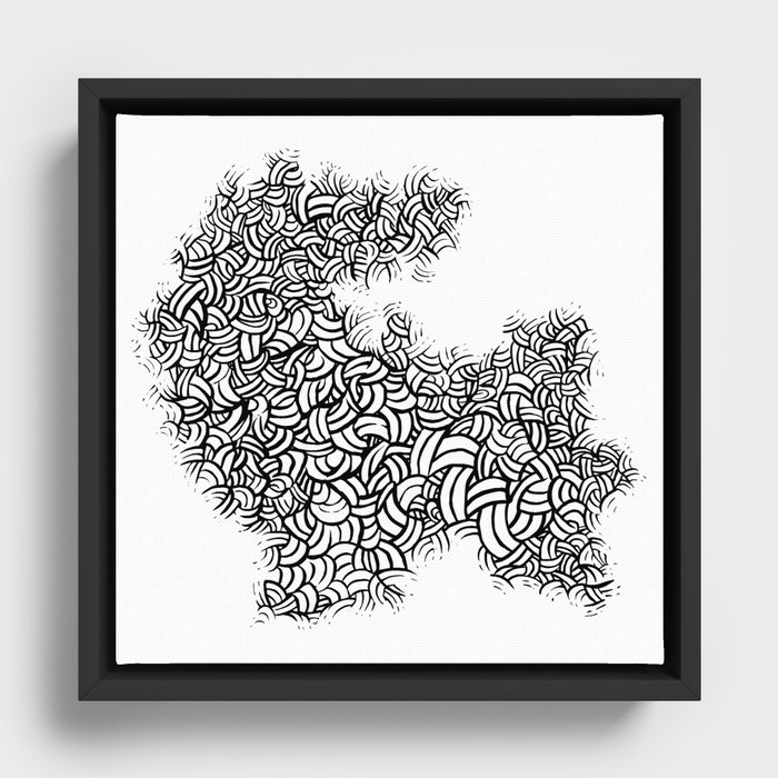 Abstract 65581081 Framed Canvas