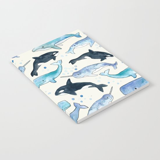Whales, Orcas & Narwhals Notebook