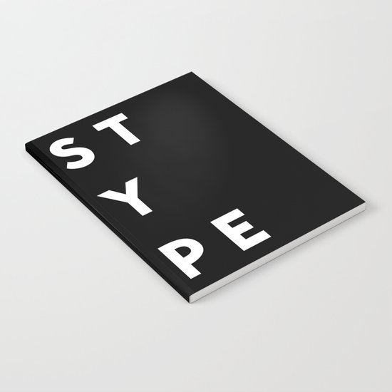 Just My Type Notebook