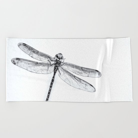 Dragonfly Beach Towel