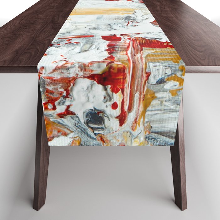 Modern Abstract Art Table Runner