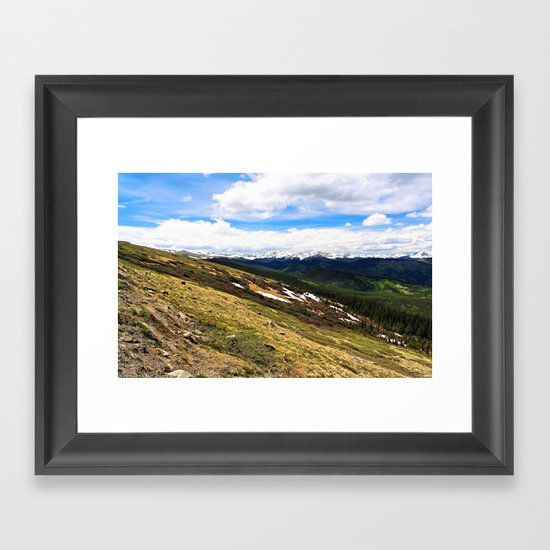 Slope Framed Art Print