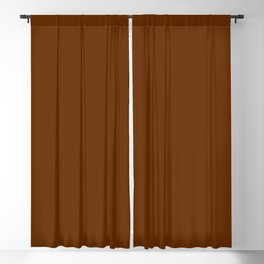 Delirious Place ~ Gingerbread Brown Blackout Curtain