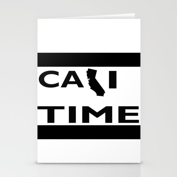 Cali Time Chill Brah Vibes Stationery Cards